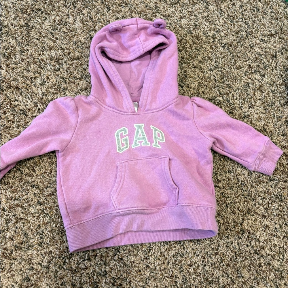 Baby girl GAP hoodie- 6-12 months